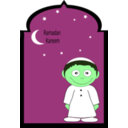 download Ramadan Kareem clipart image with 90 hue color