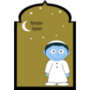 download Ramadan Kareem clipart image with 180 hue color