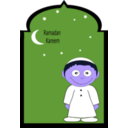 download Ramadan Kareem clipart image with 225 hue color