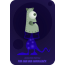 download Monster04 clipart image with 180 hue color