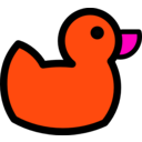 download Ducky Icon clipart image with 315 hue color
