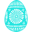 download Easter Egg Single clipart image with 180 hue color