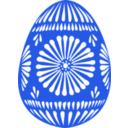 download Easter Egg Single clipart image with 225 hue color