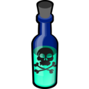 download Poison Bottle clipart image with 45 hue color