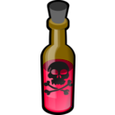 download Poison Bottle clipart image with 225 hue color