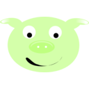 download Cerdo Pig clipart image with 90 hue color