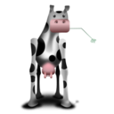 download Odd Cow clipart image with 45 hue color