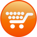 download Shopping Cart clipart image with 0 hue color