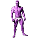 download Hunk clipart image with 270 hue color