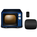 download Tv clipart image with 180 hue color