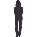 download Person Outline 4 clipart image with 90 hue color