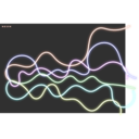 download Neon Abstract Desgin clipart image with 180 hue color