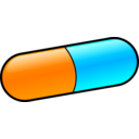 download Pill clipart image with 180 hue color
