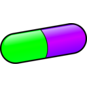 download Pill clipart image with 270 hue color
