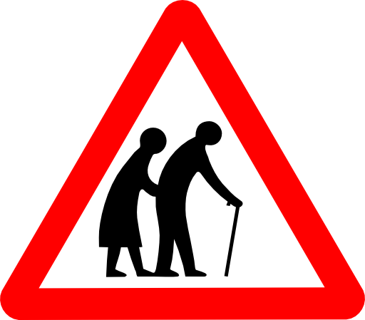 Roadsign Old Folks