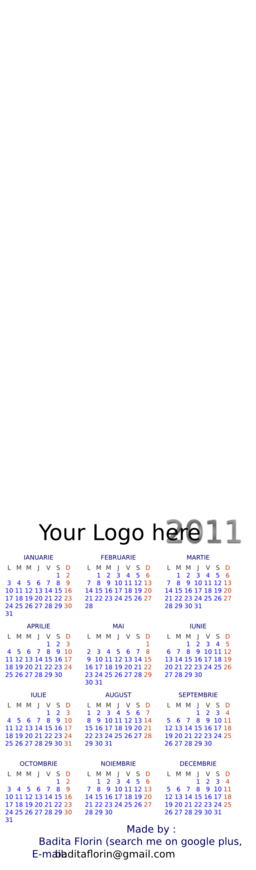 Open Source 2012 Pocket Calendar