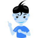 download Boy3 clipart image with 180 hue color