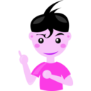 download Boy3 clipart image with 270 hue color