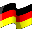Flag Of Germany Waving