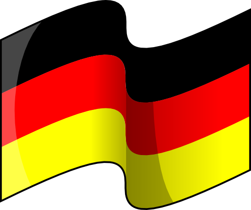 Flag Of Germany Waving