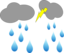 Cloud Lightning And Rain