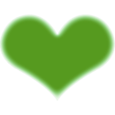 download Simple Heart clipart image with 90 hue color