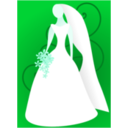 download Bride clipart image with 135 hue color