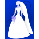 download Bride clipart image with 225 hue color