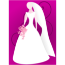 download Bride clipart image with 315 hue color