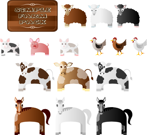 Simple Farm Animals