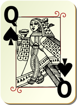 Guyenne Deck Queen Of Spades