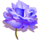 download Rose clipart image with 270 hue color