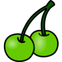 download Cherry clipart image with 90 hue color