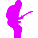 download Guitarist Rock clipart image with 270 hue color