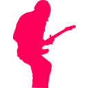 download Guitarist Rock clipart image with 315 hue color