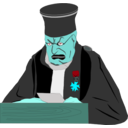 download The Judge clipart image with 135 hue color