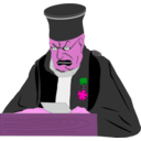 download The Judge clipart image with 270 hue color