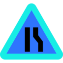 download Roadlayout Sign 9 clipart image with 180 hue color