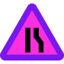 download Roadlayout Sign 9 clipart image with 270 hue color