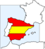 Spain Map And Flag
