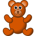 download Brown Teddy clipart image with 0 hue color