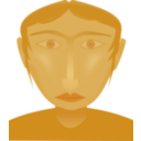 download Female Head clipart image with 45 hue color