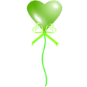 download Heart Balloon clipart image with 90 hue color