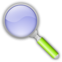 download Magnifying Glass clipart image with 45 hue color