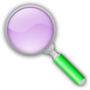 download Magnifying Glass clipart image with 90 hue color