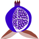 download Pomegranate Fruit clipart image with 270 hue color
