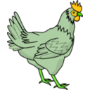 download Chicken clipart image with 45 hue color