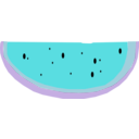 download Watermelon2 clipart image with 180 hue color