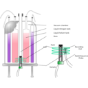 download Nmr Spectrometer Scheme English clipart image with 135 hue color