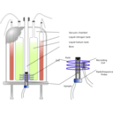 download Nmr Spectrometer Scheme English clipart image with 225 hue color